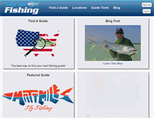 Tablet Screenshot of findthefishing.com
